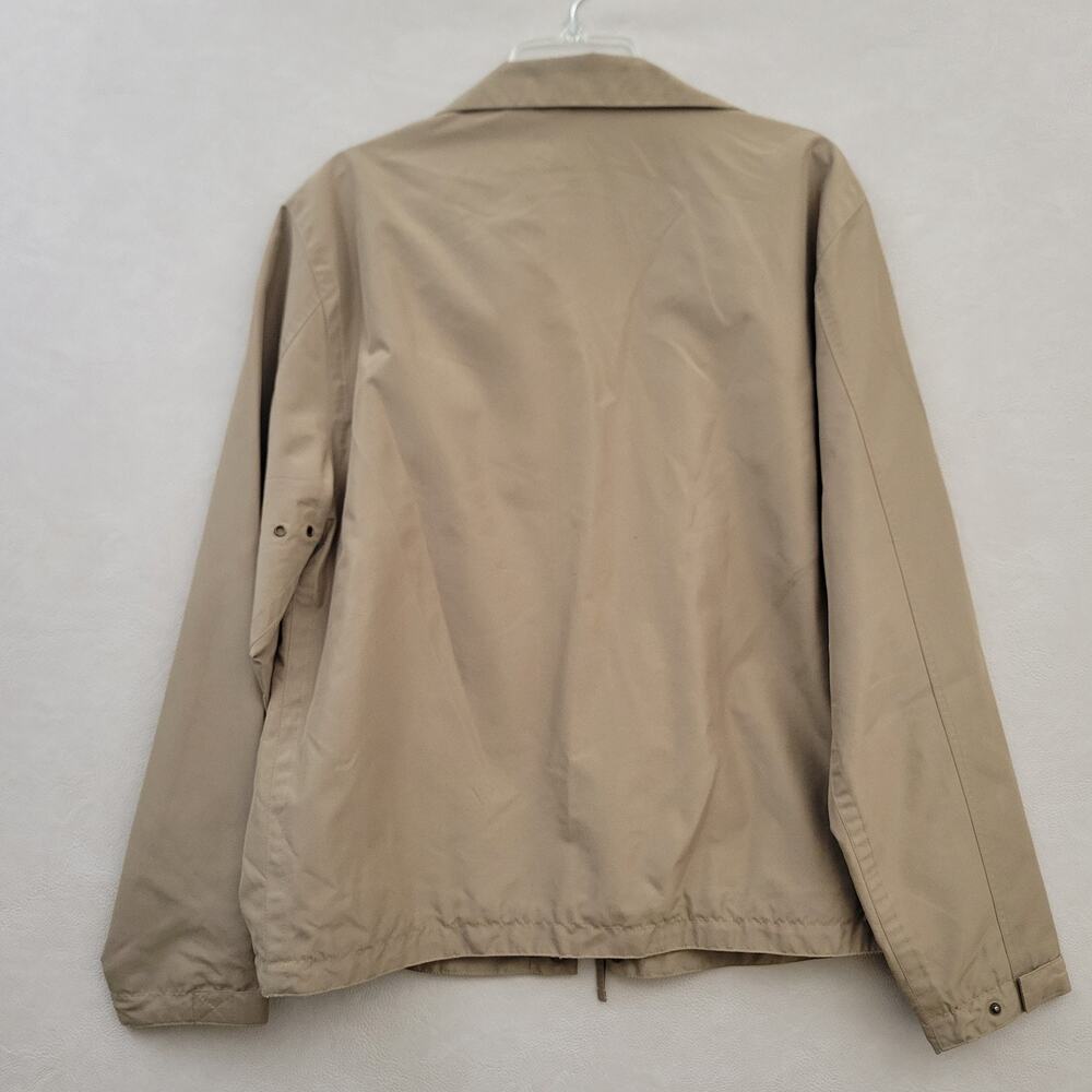Vintage Route 66 Jacket Mens Size Medium Khaki Military Style Full Zip Retro - Picture 7 of 10